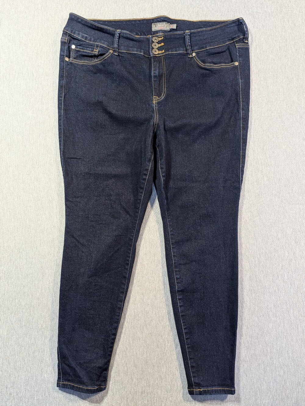 Torrid Super Soft Jegging Women's 20S Dark Wash Blue Denim Stretch